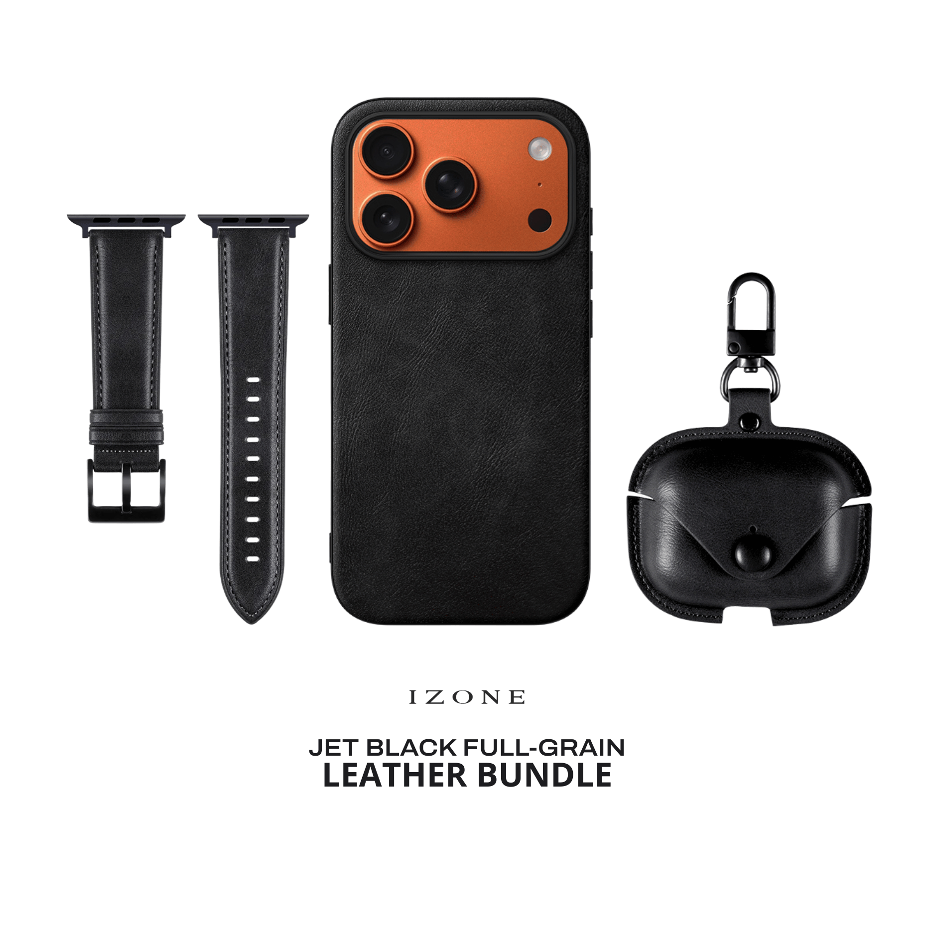 IZONE Leather Set - Jet Black
