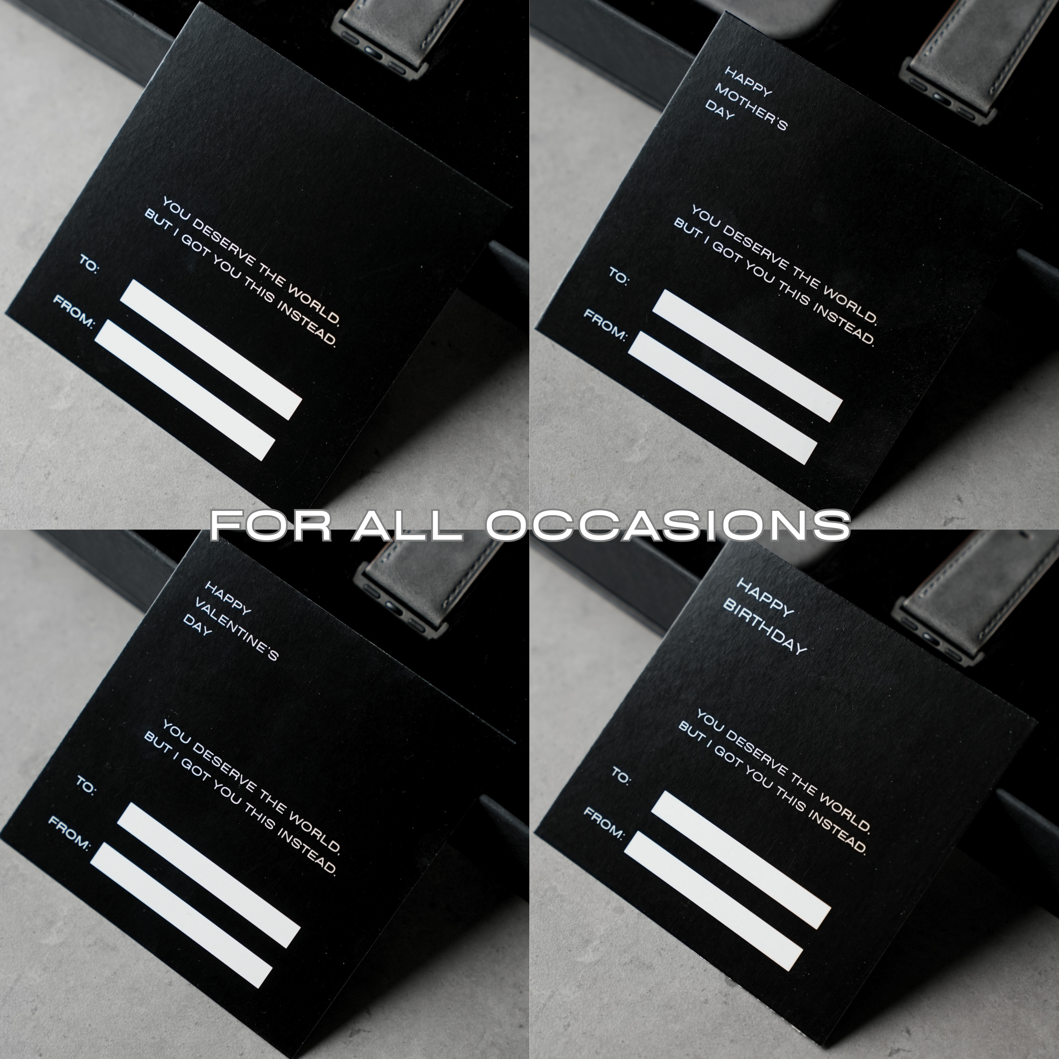 GIFT PACKAGE - IZONE Full Leather Set - STONE GREY