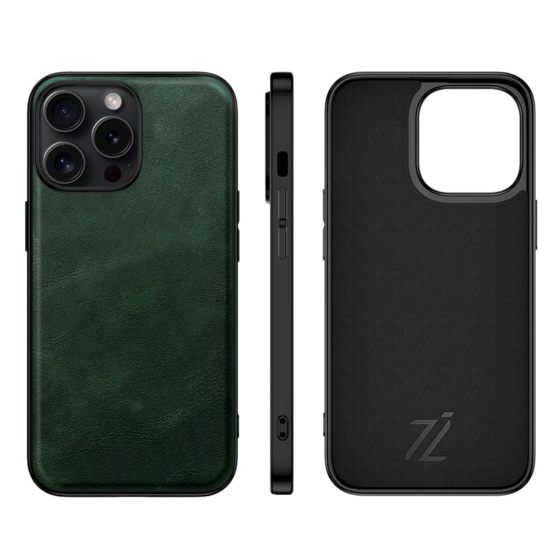 IZONE Slim Leather Case – Olive