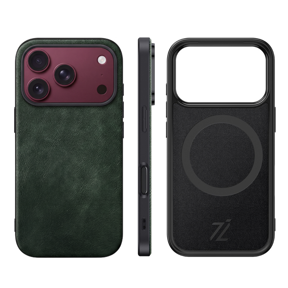 IZONE Slim Leather Case – Olive