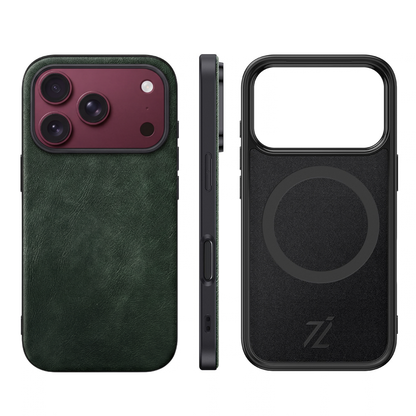 IZONE Slim Leather Case – Olive