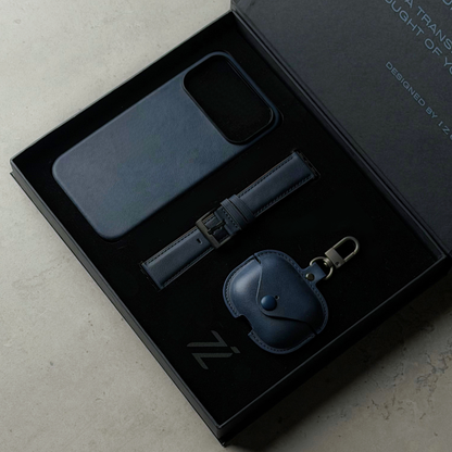 GIFT PACKAGE - IZONE Leather Set - NAVY