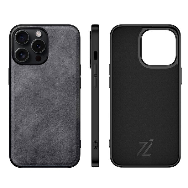 IZONE Slim Leather Case – Stone Grey