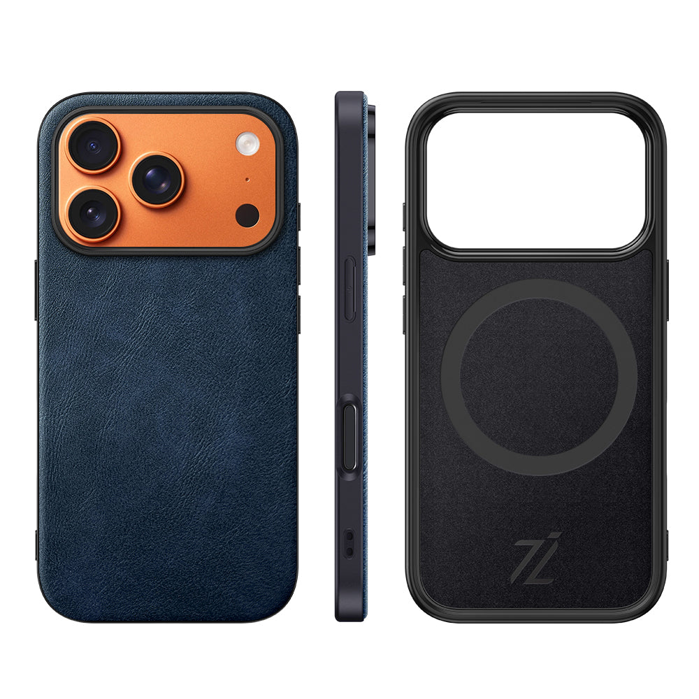 IZONE Slim Leather Case – Navy
