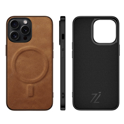 IZONE MagSafe Slim Leather Case – Classic Brown