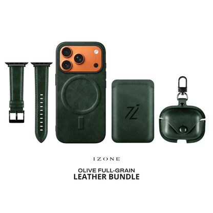IZONE Full Leather Set - Olive