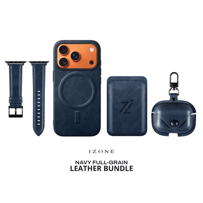 IZONE Full Leather Set - Navy
