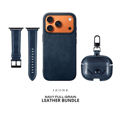 GIFT PACKAGE - IZONE Leather Set - NAVY