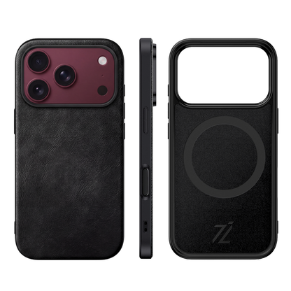 IZONE Slim Leather Case - Jet Black