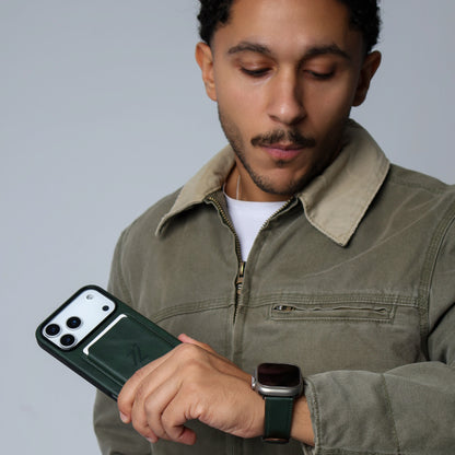 Olive - IZONE Magsafe Case + Apple Watch Strap