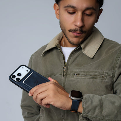 Navy - IZONE Magsafe Case + Apple Watch Strap