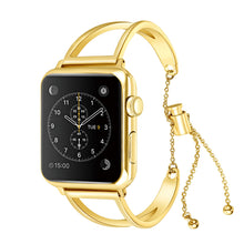 Load image into Gallery viewer, Apple Watch Chrome Plated Stainless Steel Strap.
