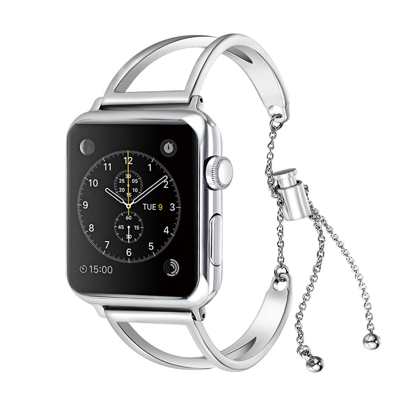 Apple Watch Chrome Plated Stainless Steel Strap.