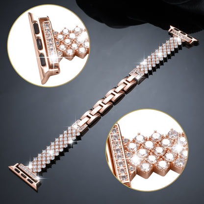 Apple Watch Luxury Mirror Diamond Strap.