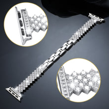 Load image into Gallery viewer, Apple Watch Luxury Mirror Diamond Strap.
