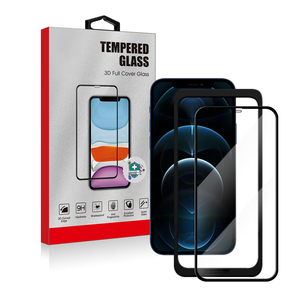 Apple iPhone Tempered Glass Screen Protector With Easy Installation Frame.