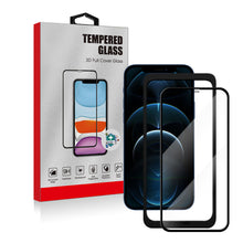 Load image into Gallery viewer, Apple iPhone Tempered Glass Screen Protector With Easy Installation Frame.
