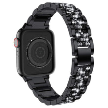 Load image into Gallery viewer, Apple Watch Stainless Steel Mirror-Diamond Strap.
